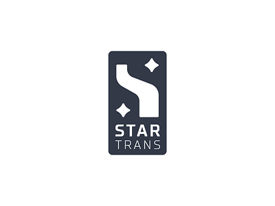 Star Trans letter s logo road star trans transport