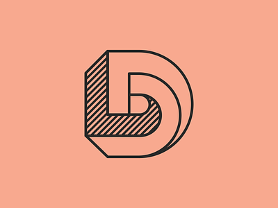 D branding icon iconset illustration logo logotype monogram type typography