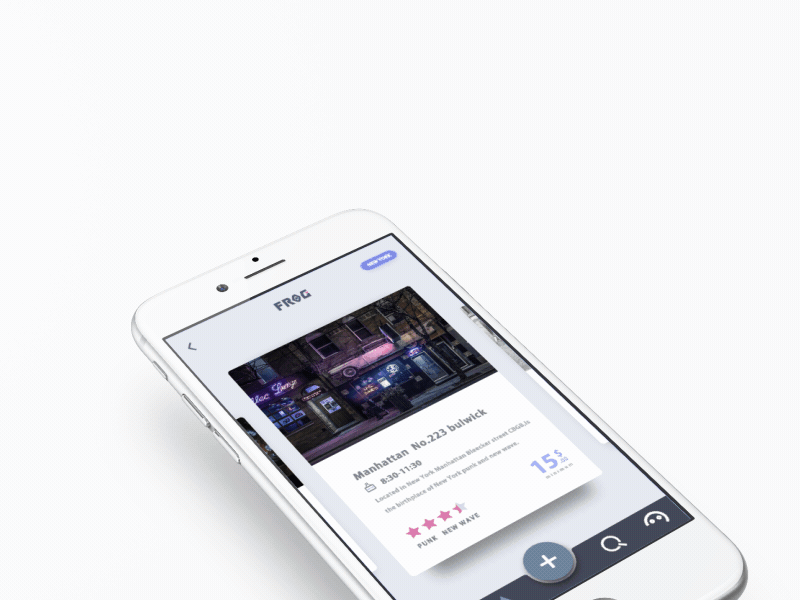 Livehouse Design for Mobile:Page Interaction interaction