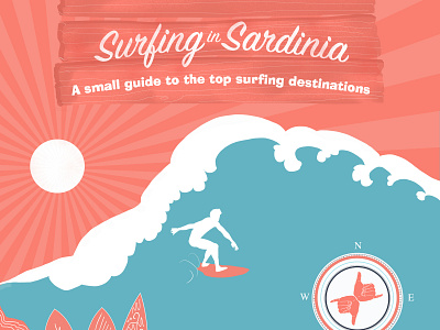 Sardinia surfing holiday Infographic adobe illustrator design design art digital artist illustration infodesign infographic