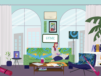 Room project for a Pitch / presentation adobe illustrator advertising agency branding charactedesign corporate design creative content digital artist editorial art explainer illustration illustration art illustrator infodesign interior design storytelling vector visual content