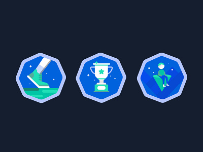 App Badges | Sebrae Experience 2d badge design illustration interface product ui ux uxdesign visual