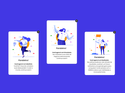 Sebrae Experience App | Splash Screen illustrations 2d app cards cute design illustration interface ui ux