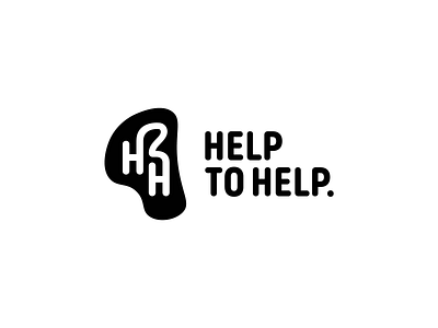 H2H Help to help logo design