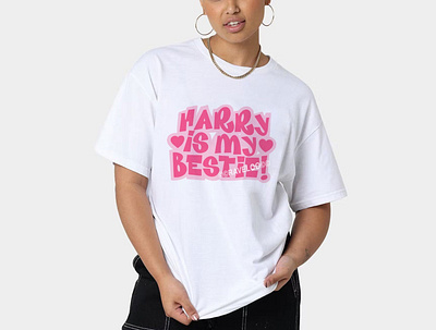 HARRY IS MY BESTIE T-SHIRT, T-SHIRT, Y2K AESTHETIC, Y2K CLOTHES 3d animation brand identity branding branding agency design graphic design illustration logo logofolio motion graphics packaging stationery ui