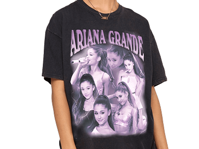 ARIANA GRANDE TEE - BLACK