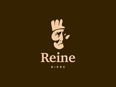 Reine Logo - Bière behance brand identity branding branding agency graphics logo logofolio packaging packaging design stationery