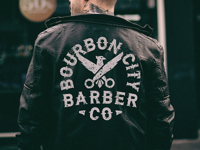 Bourbon City Barber Badge