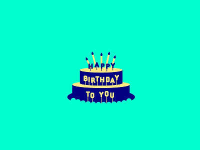 Birthday birthday cake candles happy birthday illustration