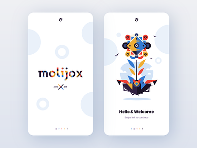 Molijox concepts flower illustraion logo mobile ui web webdesign