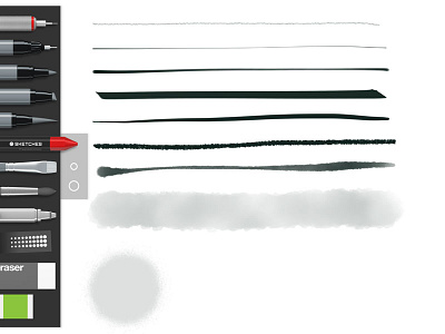Sketches Tools drawing sketch ui