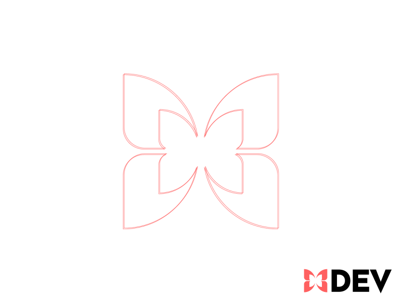DEV Flower Concept [experimental] agency animation concept dev logo