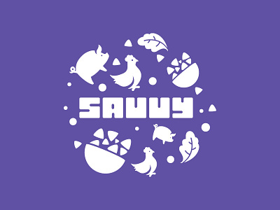 Savvy Sauce Label Design illustration label lettering logo