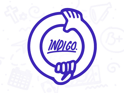 Indigo Brand Concept branding illustration