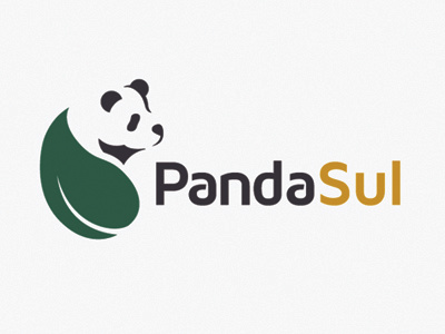PandaSul Logo brand brand identity branding logo nature pandas