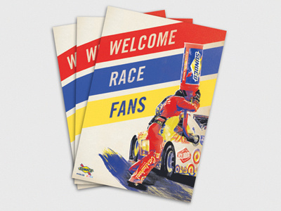 Sunoco Daytona brush brushstrokes daytona design painting primary san serif sunoco texture