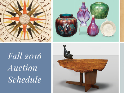 Auction Schedule art auction fine art furniture glass graphic grid pastels vases wood