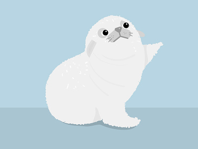 Baby Seal babyseal illustration pastel seal