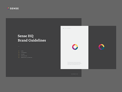 Sense Mini Brand Guide brand guide branding