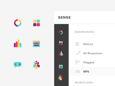 Sense Icon System design system icons