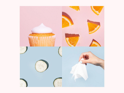 Ingredients Photography art direction beauty pastel photography