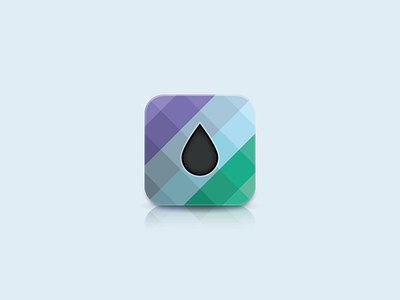 Text&Colour Icon app drop icon outliner todo vector