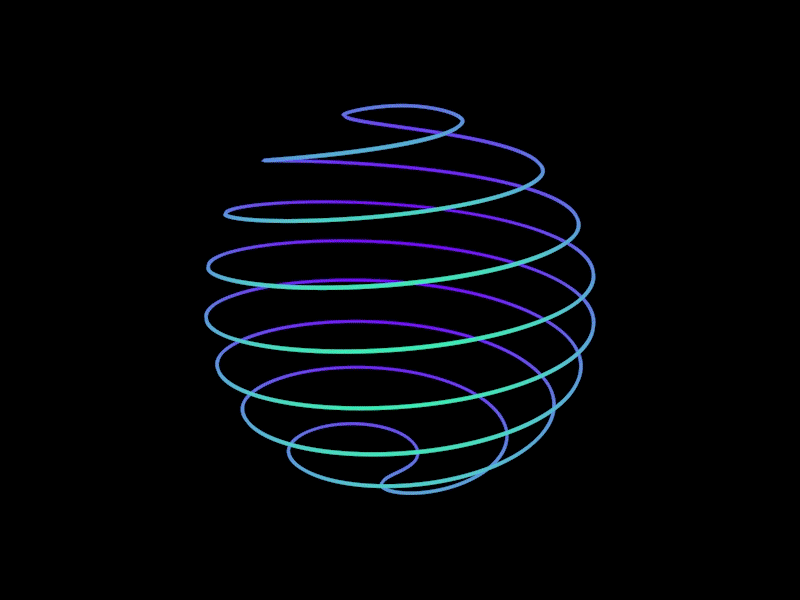 GIF — Twist abstract ae c4d gif spinner spline twist