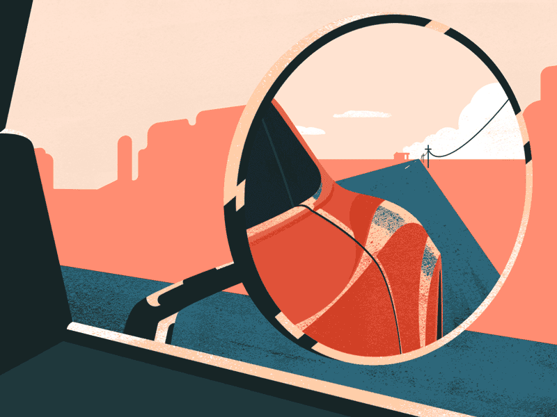 The Getaway 1/3 photoshop framebyframe cellanimation fbf motion graphics gif motion