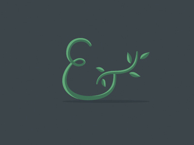Ampersand #1. GoGreen! ampersand green