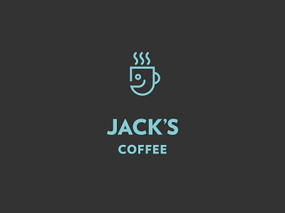 Jack's Coffee coffee coffeeshop face jack logo