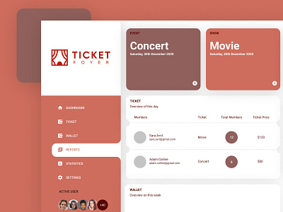 Ticketing Dashboard dashboard dashboard app dashboard design dashboard ui ui design user interface