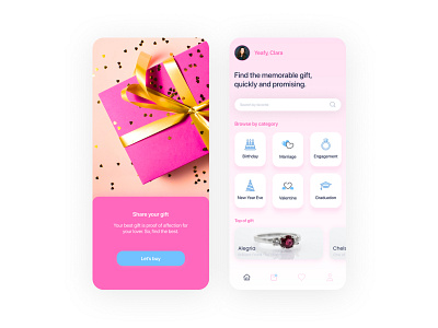 Find the best gift UI design App