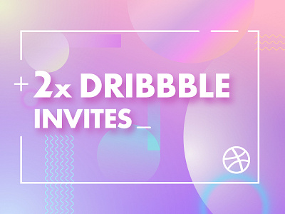 2 Dribbble Invites Giveaway dribbble invitation invites