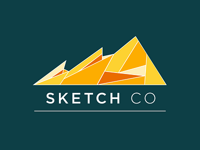 Sketch CO - Brand branding design flat logo meetups