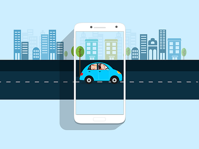 Carpool App cab car carpool commute travel