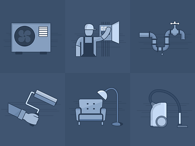 Home & Local Services Icons icons