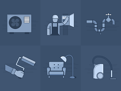 Home & Local Services Icons