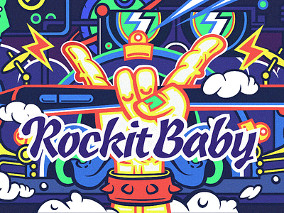 Rocket？Rock it！ illustration vector