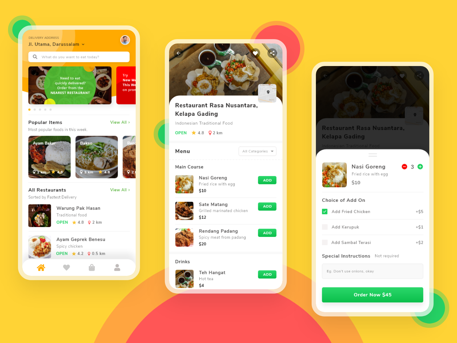 Food Delivery - Mobile App by Artlantika Studio on Dribbble