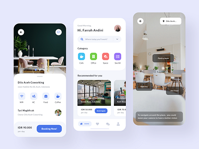 Coworking App - UI Design