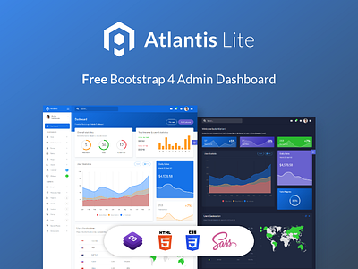 Atlantis Lite - Free Bootstrap 4 Admin Dashboard admin admin dashboard admin design admin template admin theme app bootstrap bootstrap dashboard bootstrap template dashboard dashboard template elegant template ui