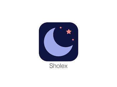 APP ICON app app icon applicaiton application icon brand identity branding design logo moon night relax sleep star ui ux