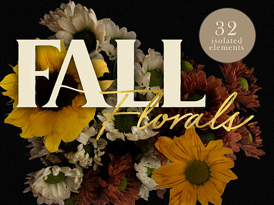 Fall Transparent Floral Clipart