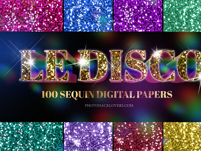 disco textures bokeh texture design bundle digital paper instagram style pastel rainbow paper rose gold sequin sequin background