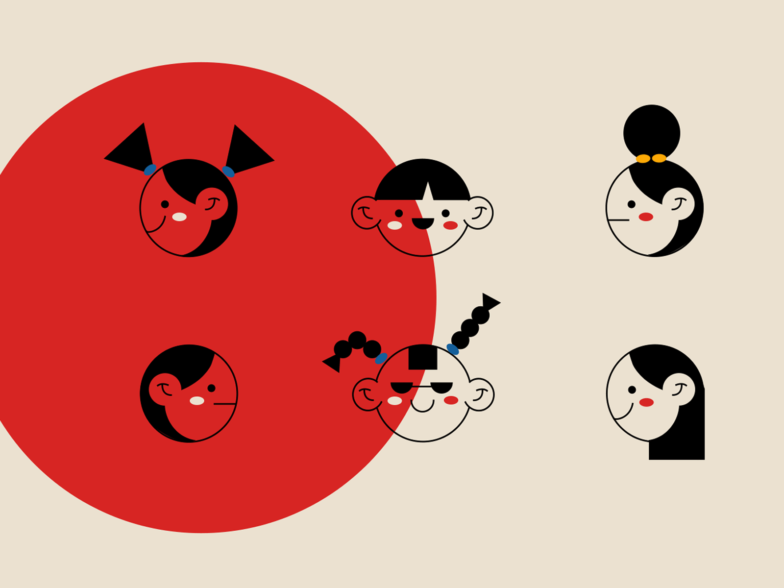 Emotions anime branding character design icon identity illustration logo ui ux
