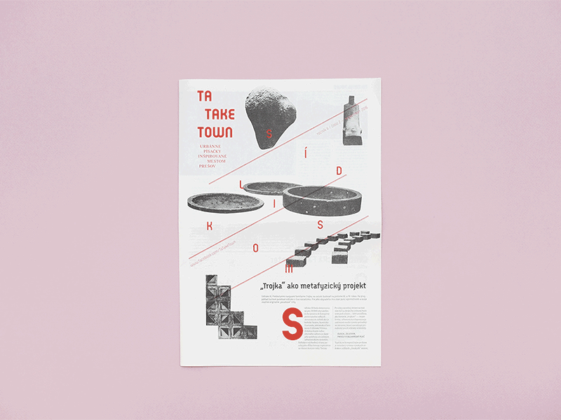 Ta Take Town 2/II artdirector editorialdesign hometown newspaper