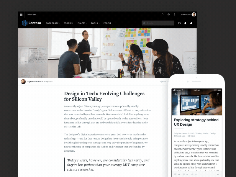 Beezy Stories ™ motion news product design reading stories ui ux