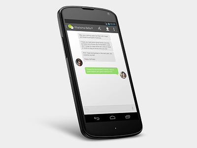 WeChat gone Holo android chat holo messenger tencent ui wechat