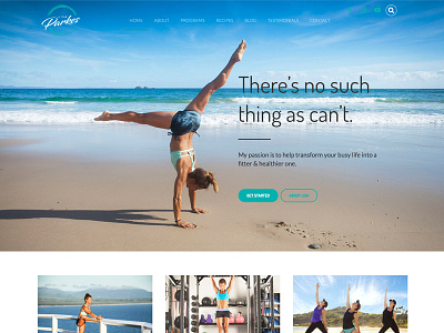 Lisa Parkes Byron Bay bay branding byron creative design fitness ui uiux website