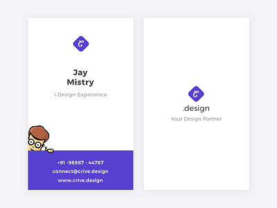 Crive Design Business Cards